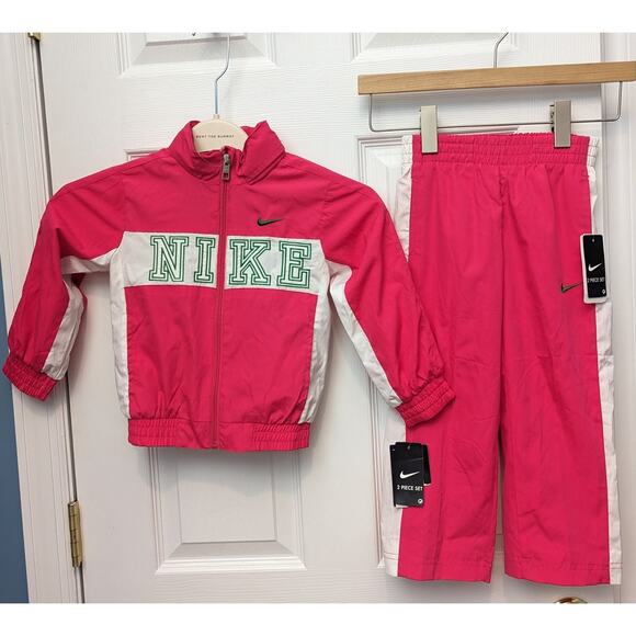 Nike Kids Child Size 4 Jacket And Sweatpant Set New With Tags School Athletic - Picture 1 of 11